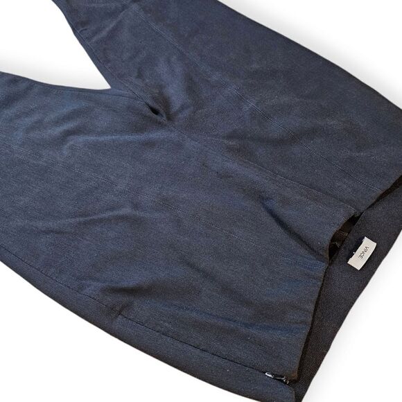 Vince Stretch Skinny Ankle Slit High Rise Black Pants Large - Picture 3 of 9